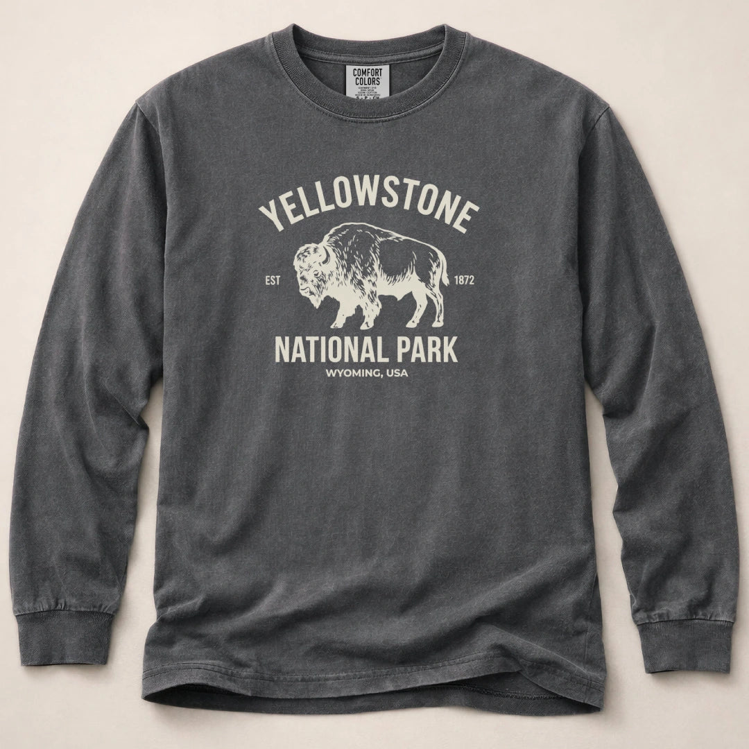 Yellowstone Park Wyoming Long Sleeved T-Shirt
