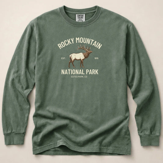 Rocky Mountain Estes Park Long Sleeved T-Shirt