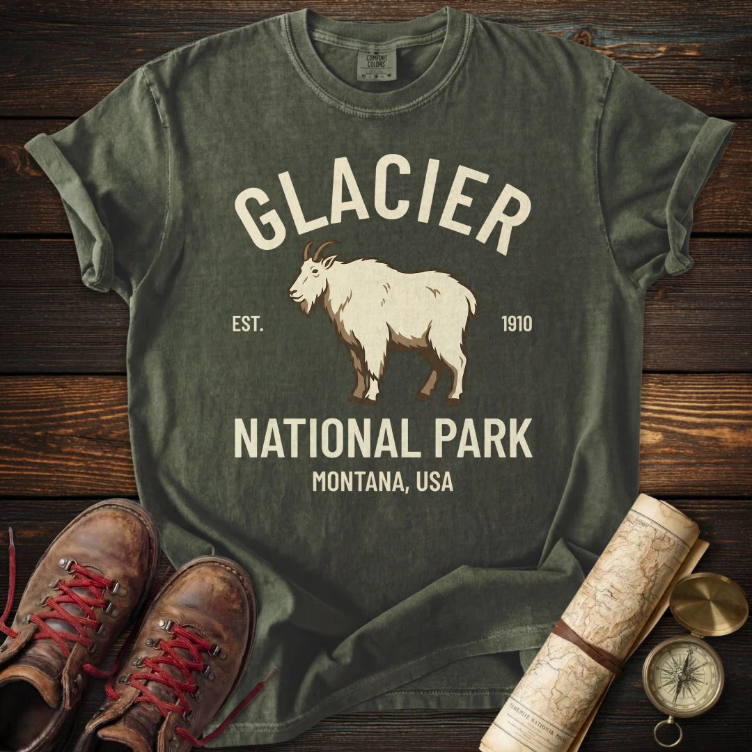 Heritage Glacier Park Goat T-Shirt
