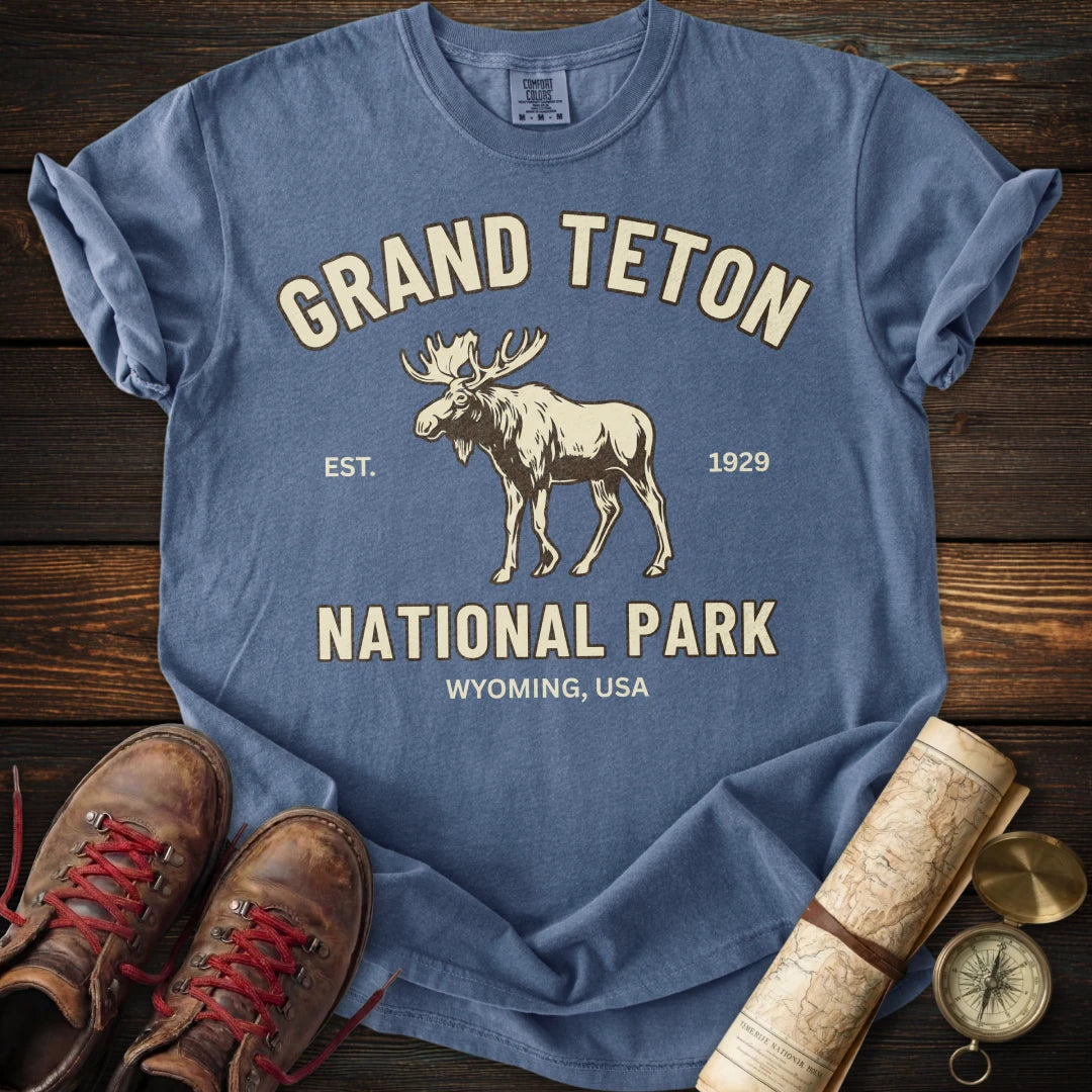 Grand Teton Park Moose T-Shirt