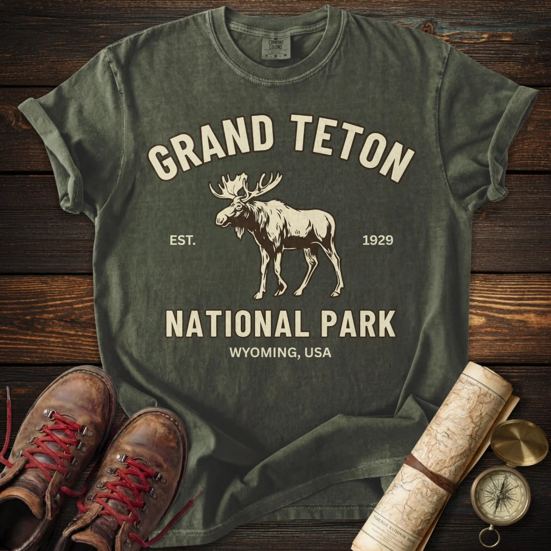 Grand Teton Park Moose T-Shirt
