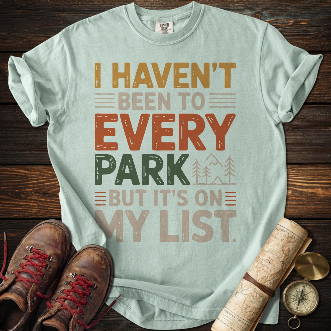 Colorful Every Park List T-Shirt