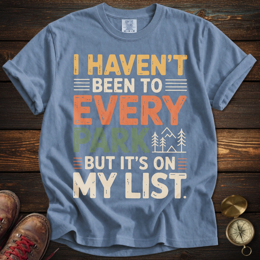Colorful Every Park List T-Shirt