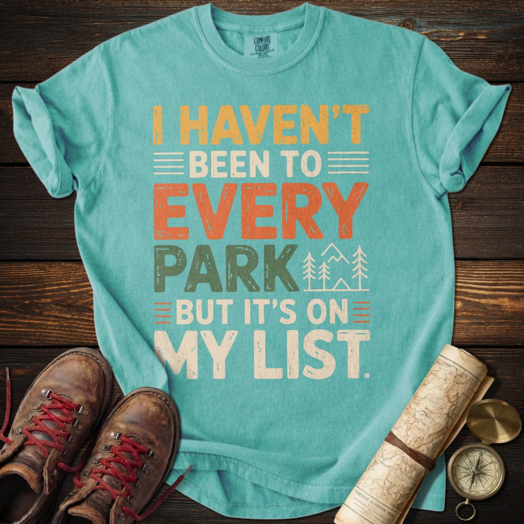 Colorful Every Park List T-Shirt