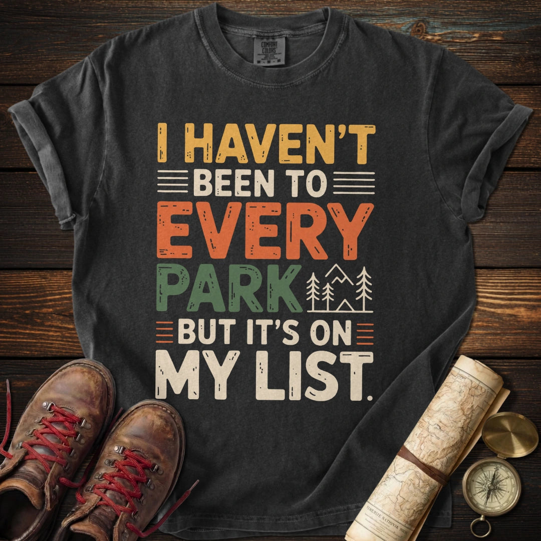 Colorful Every Park List T-Shirt