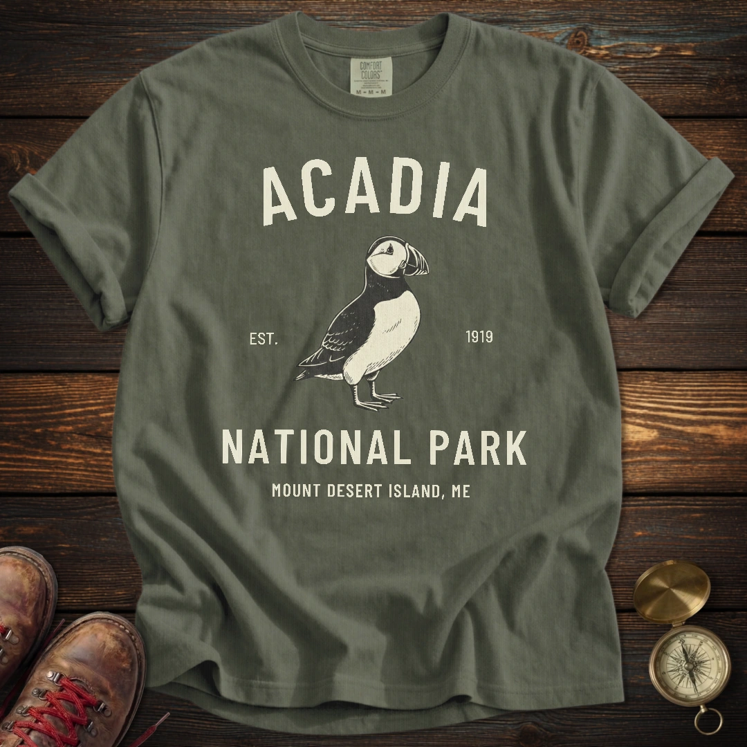 Acadia Park Puffin T-Shirt