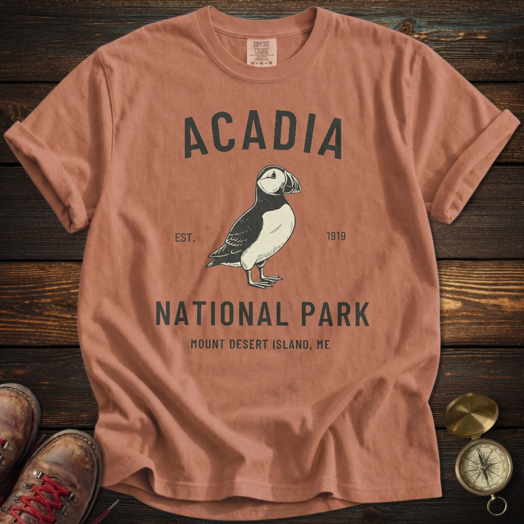 Acadia Park Puffin T-Shirt