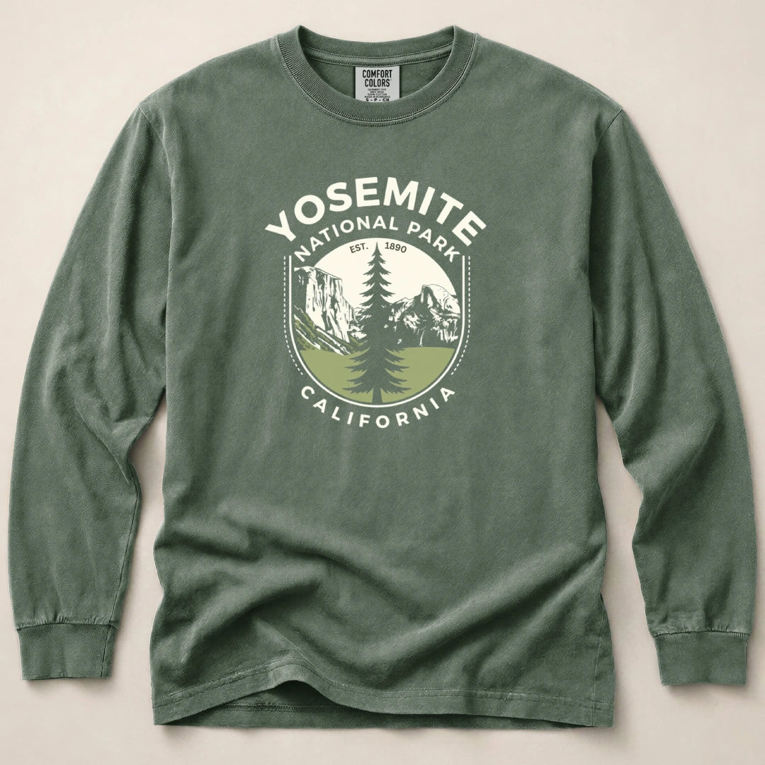 Yosemite California Long Sleeved T-Shirt