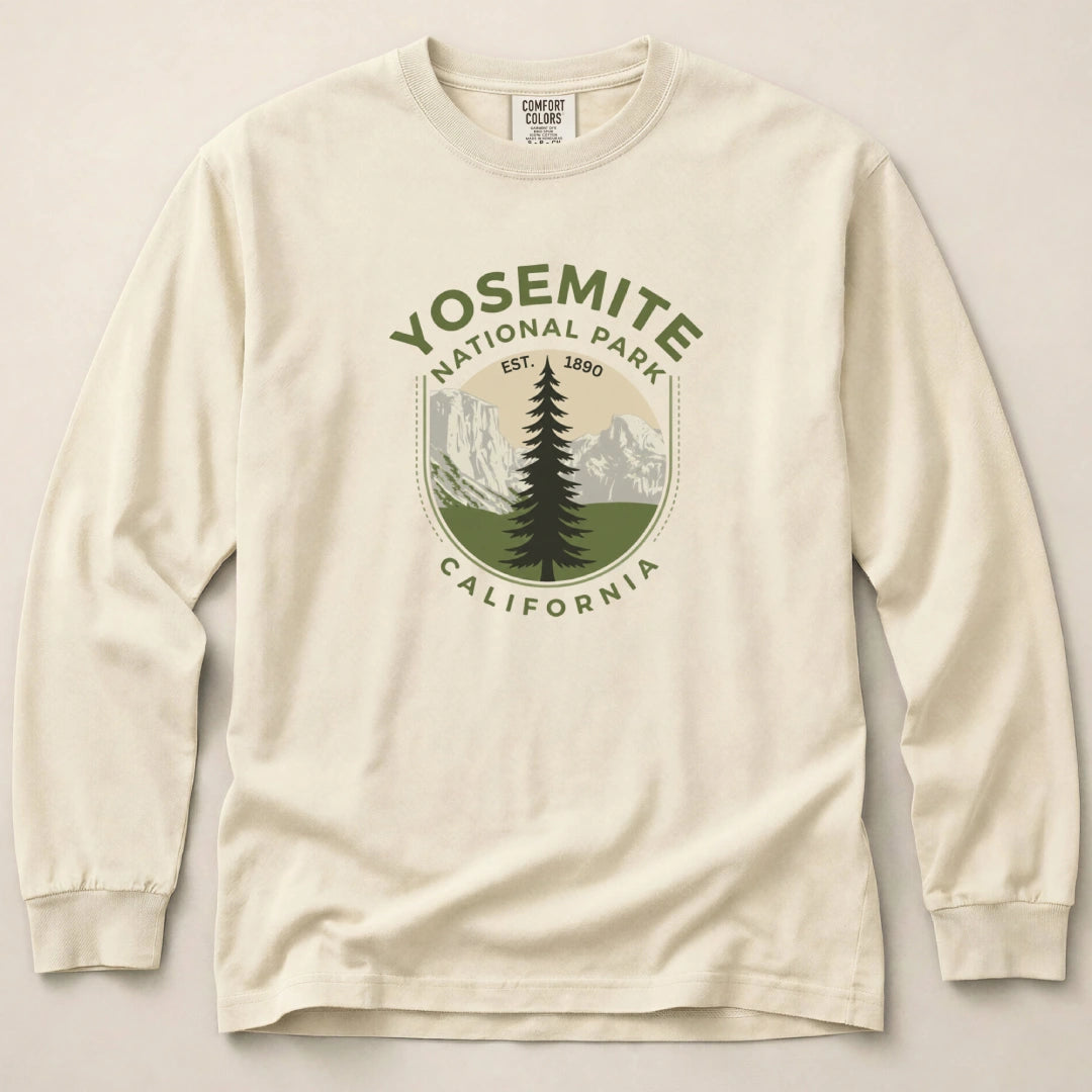 Yosemite California Long Sleeved T-Shirt