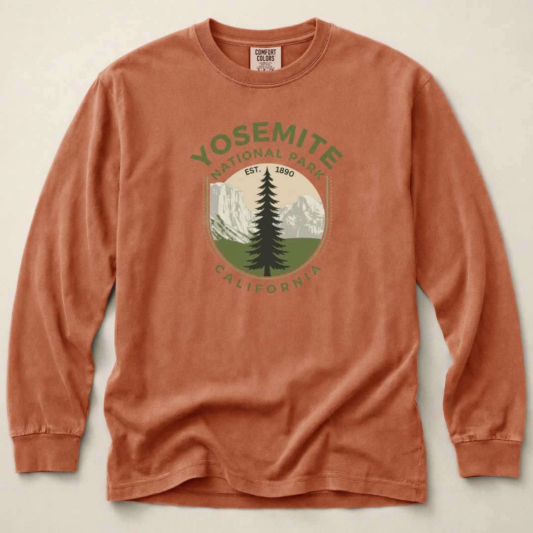 Yosemite California Long Sleeved T-Shirt