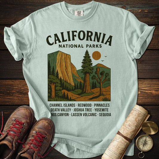 Retro California National Parks T-Shirt