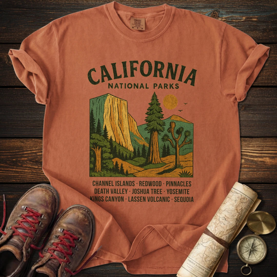 Retro California National Parks T-Shirt