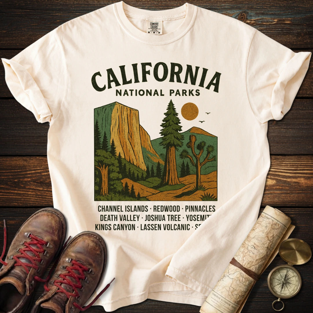 Retro California National Parks T-Shirt