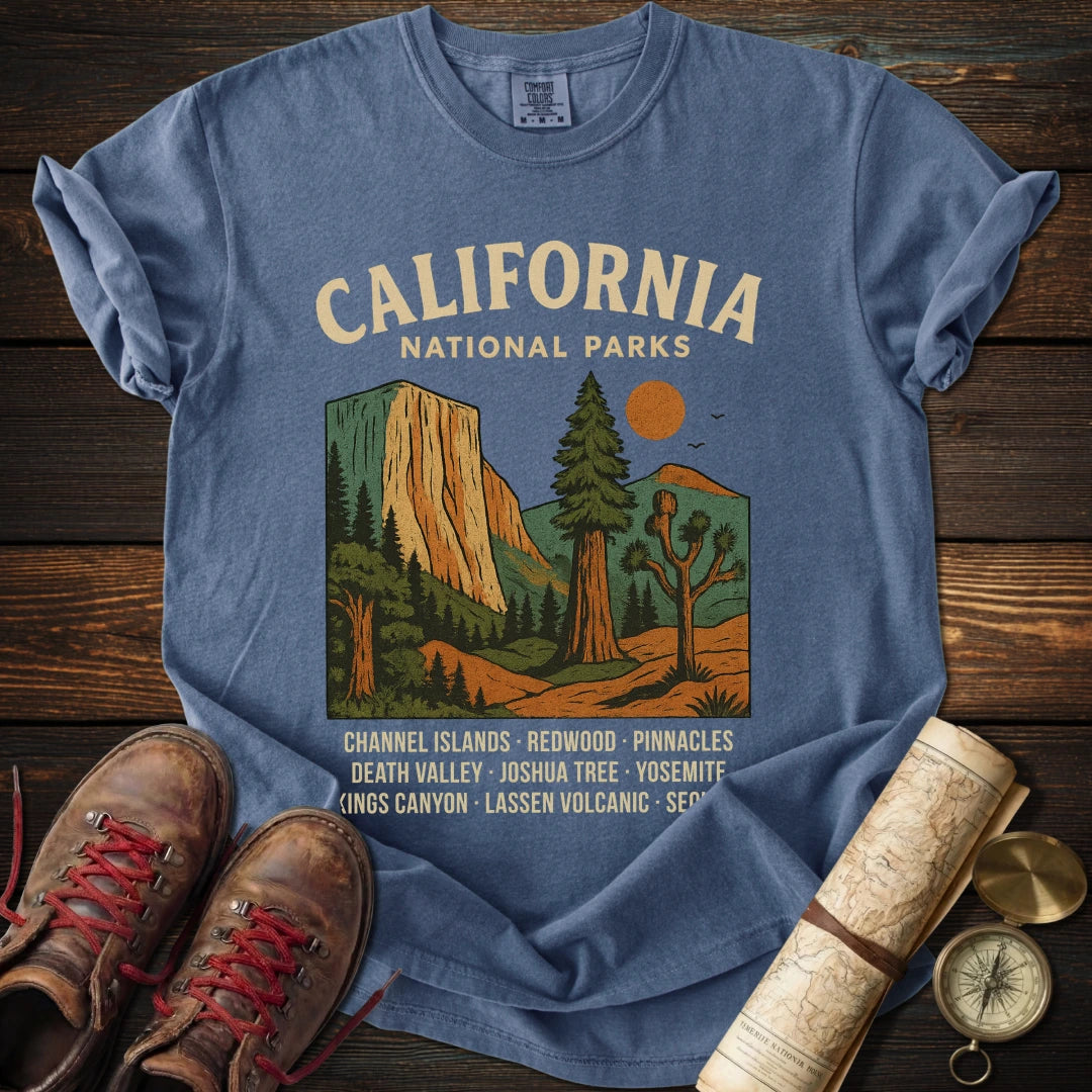 Retro California National Parks T-Shirt