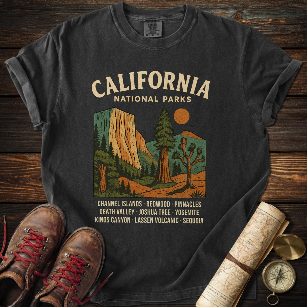 Retro California National Parks T-Shirt