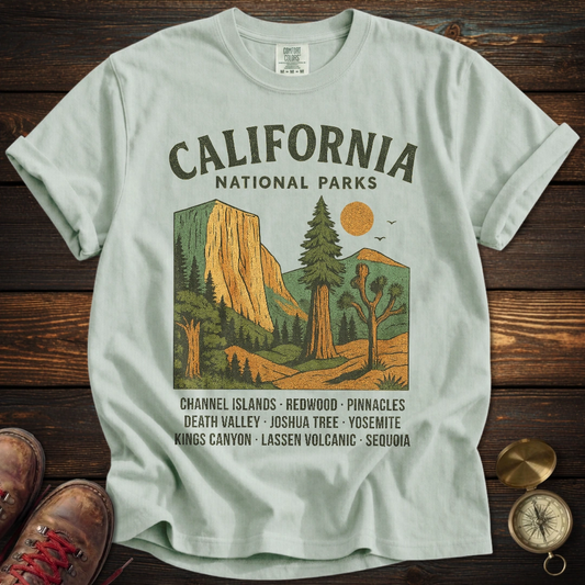 Retro California National Parks T-Shirt