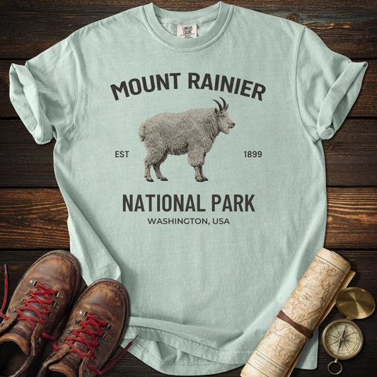 Mount Rainier Mountain Goat T-Shirt