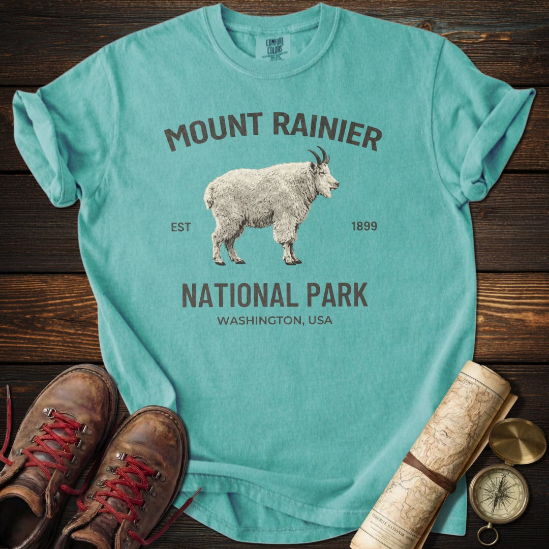 Mount Rainier Mountain Goat T-Shirt