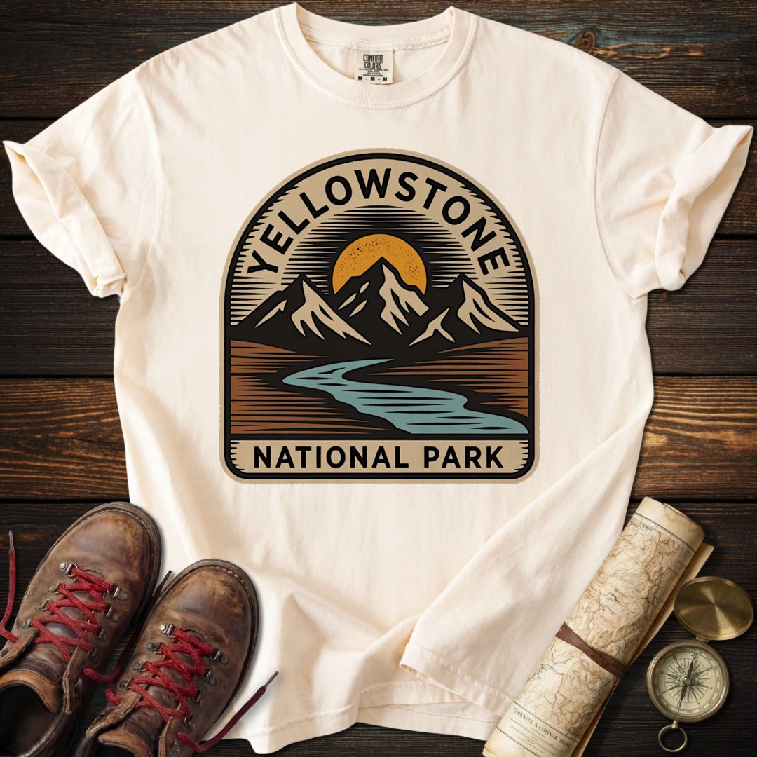 Vintage Yellowstone Valley Badge T-Shirt
