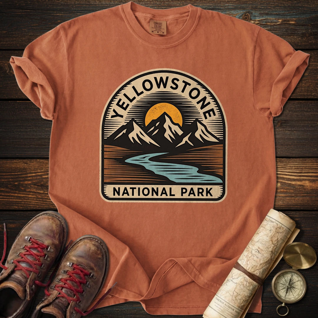Vintage Yellowstone Valley Badge T-Shirt