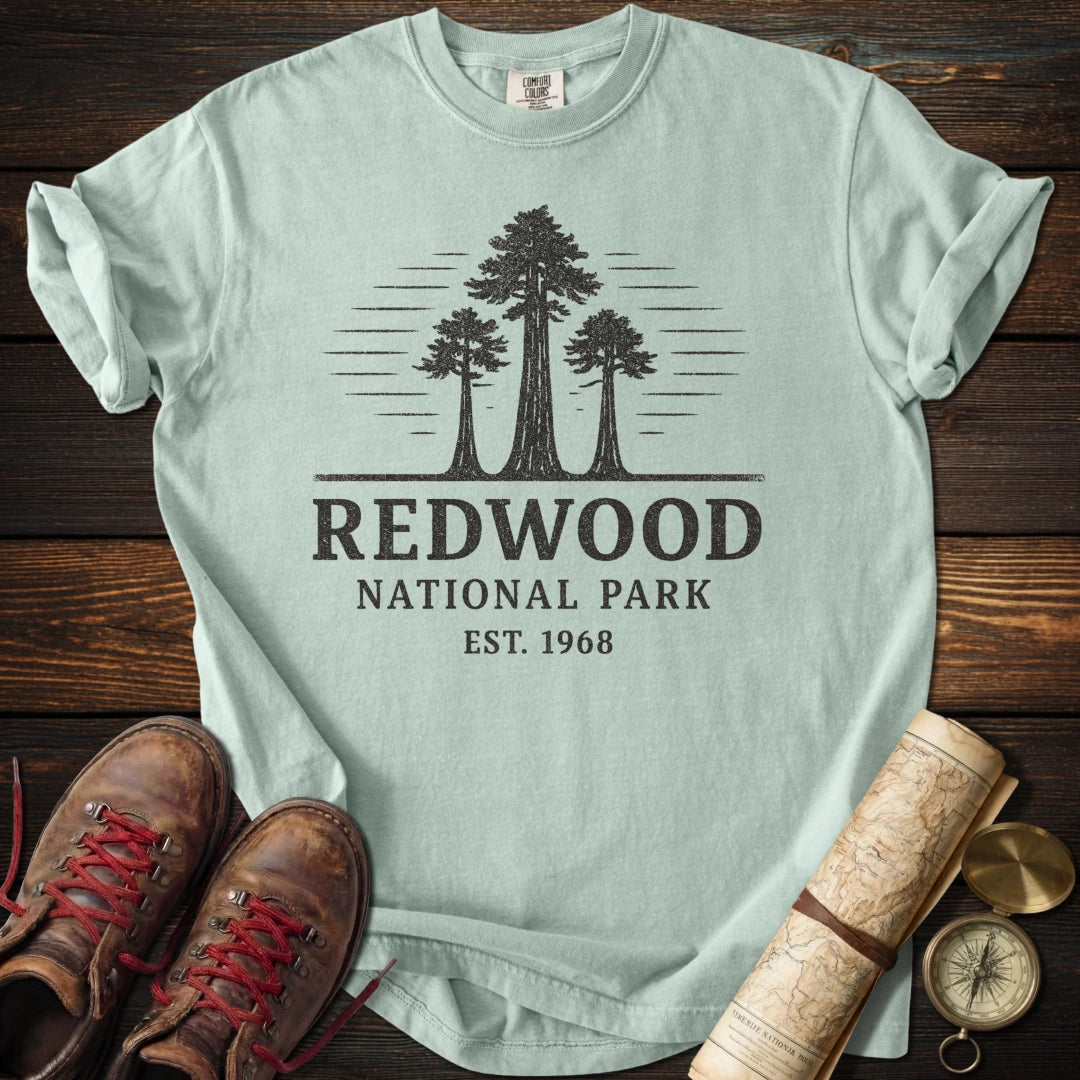 Vintage Redwood Park Distressed T-Shirt