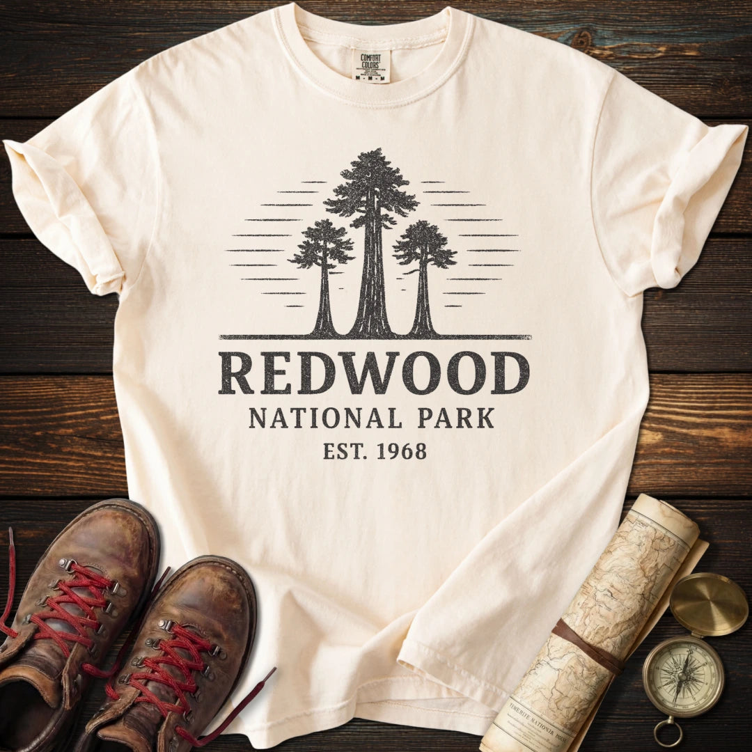 Vintage Redwood Park Distressed T-Shirt