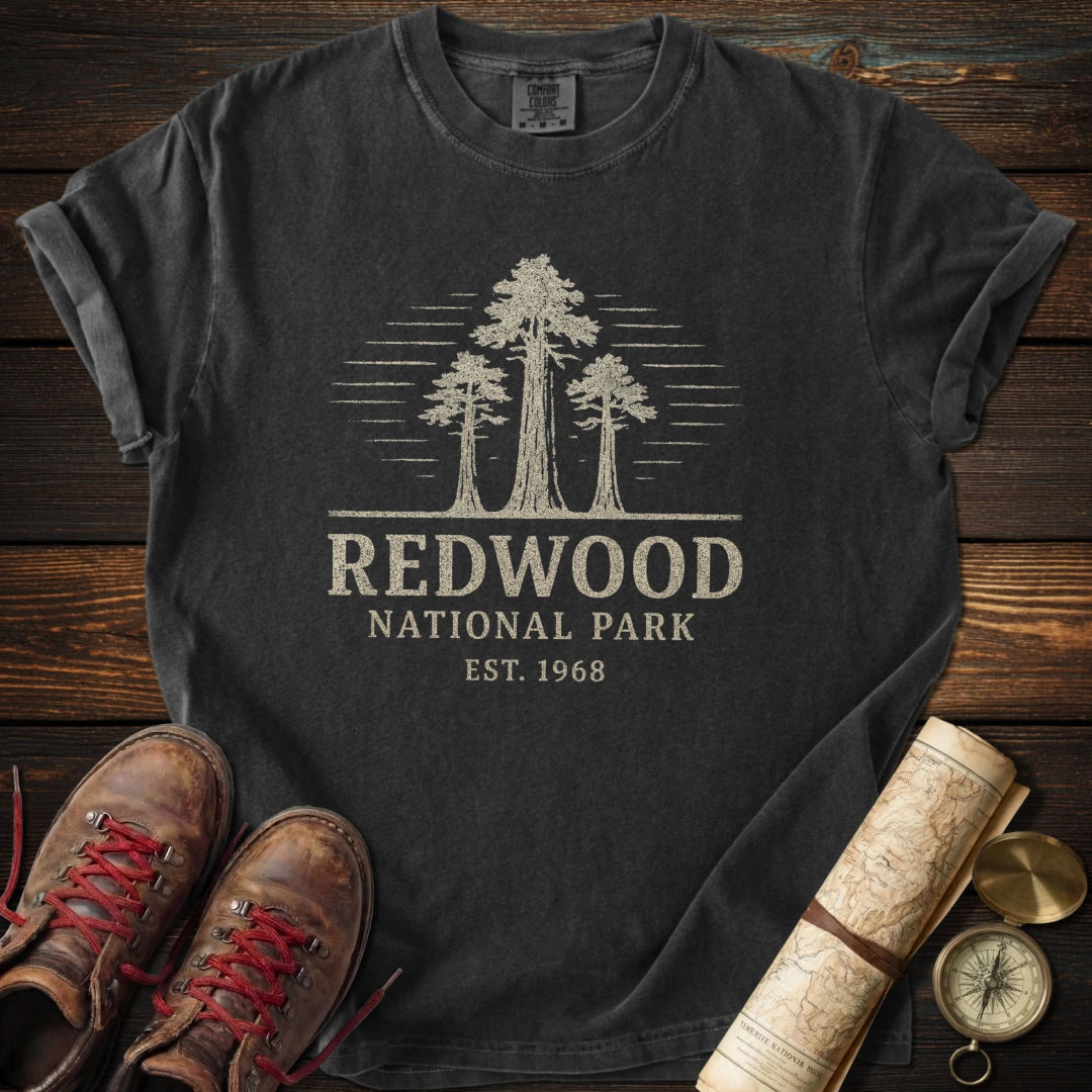 Vintage Redwood Park Distressed T-Shirt
