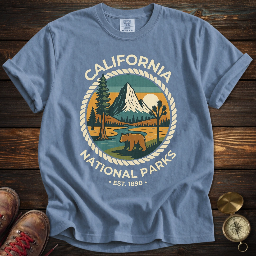 California National Parks Badge T-Shirt