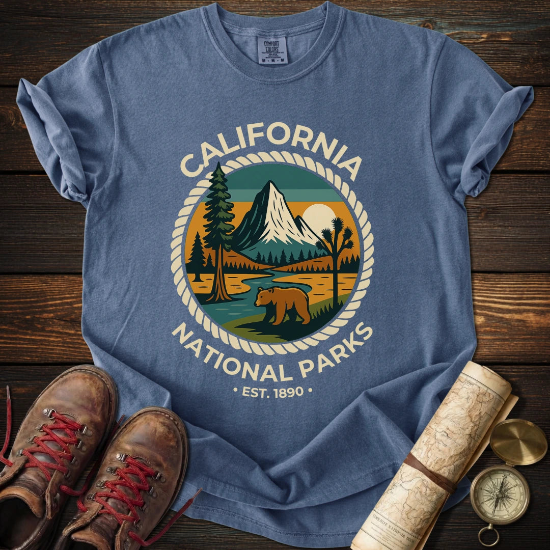 California National Parks Badge T-Shirt