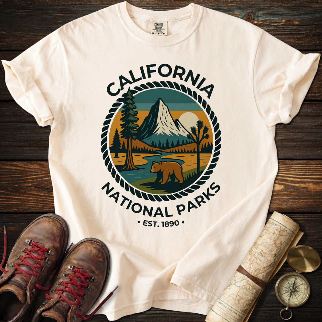 California National Parks Badge T-Shirt