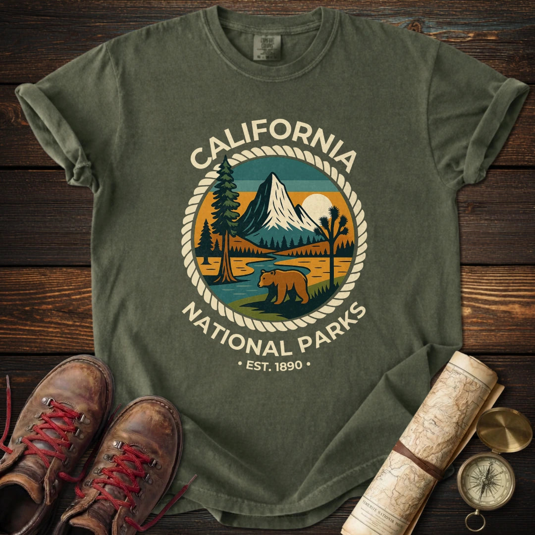 California National Parks Badge T-Shirt