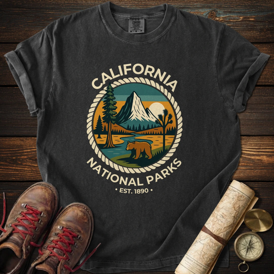 California National Parks Badge T-Shirt
