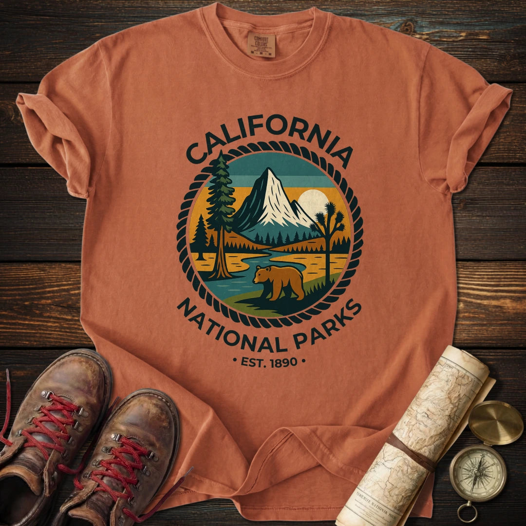 California National Parks Badge T-Shirt