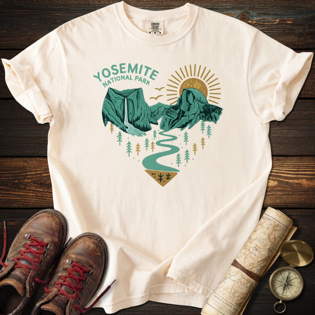 Vintage Yosemite Heart T-Shirt