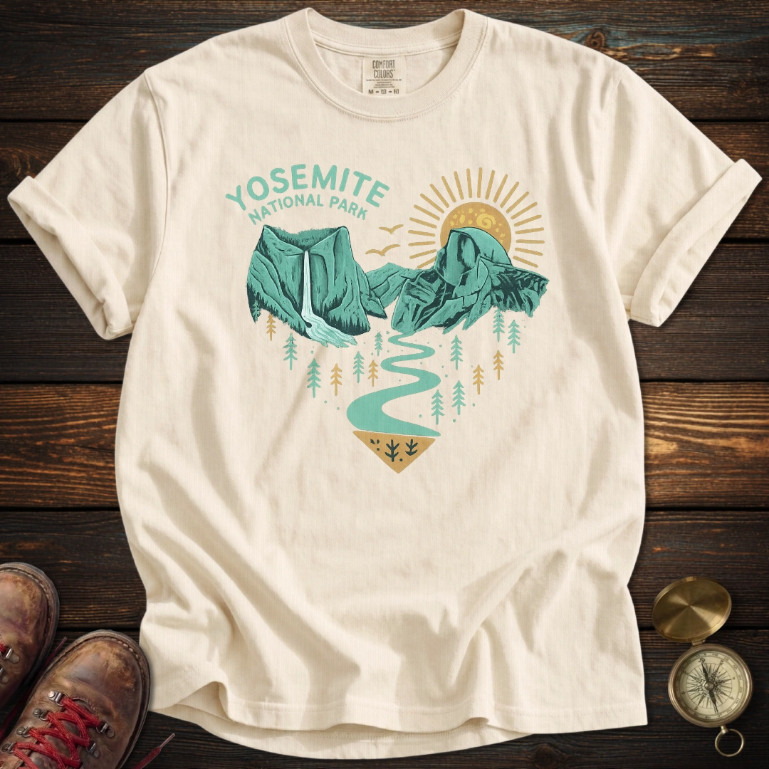 Vintage Yosemite Heart T-Shirt