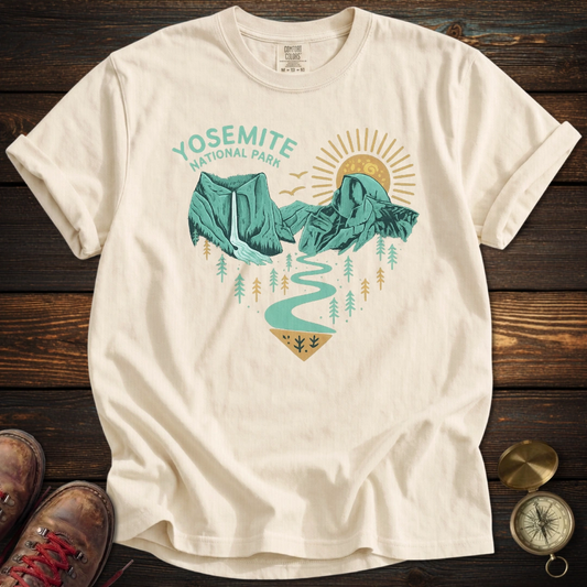 Vintage Yosemite Heart T-Shirt