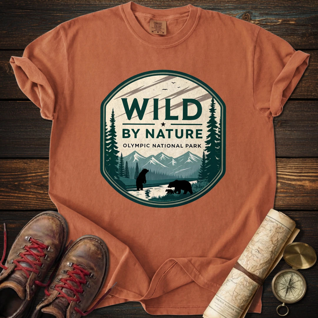 Olympic Wild Nature Bears T-Shirt