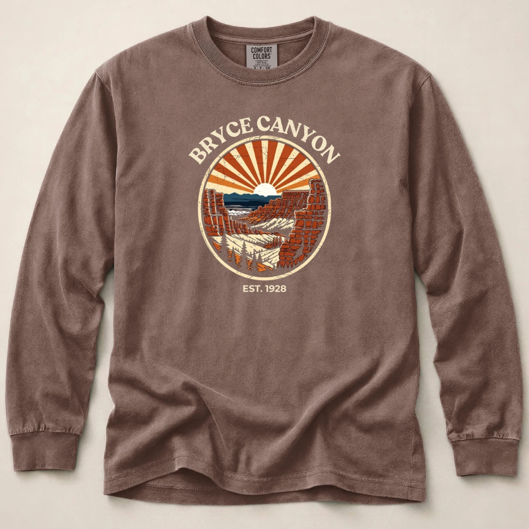 Bryce Canyon Sunburst Long Sleeved T-Shirt