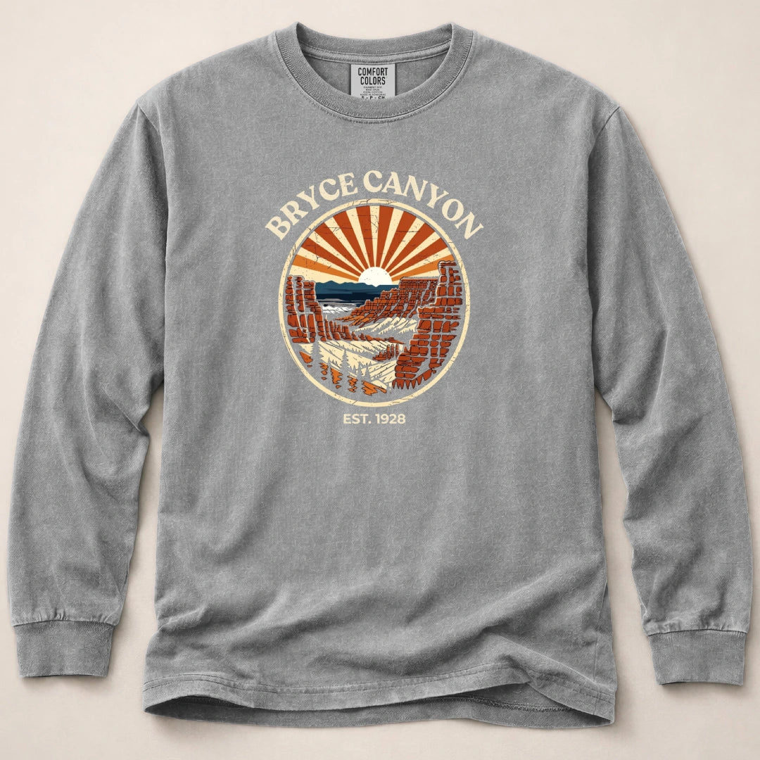 Bryce Canyon Sunburst Long Sleeved T-Shirt