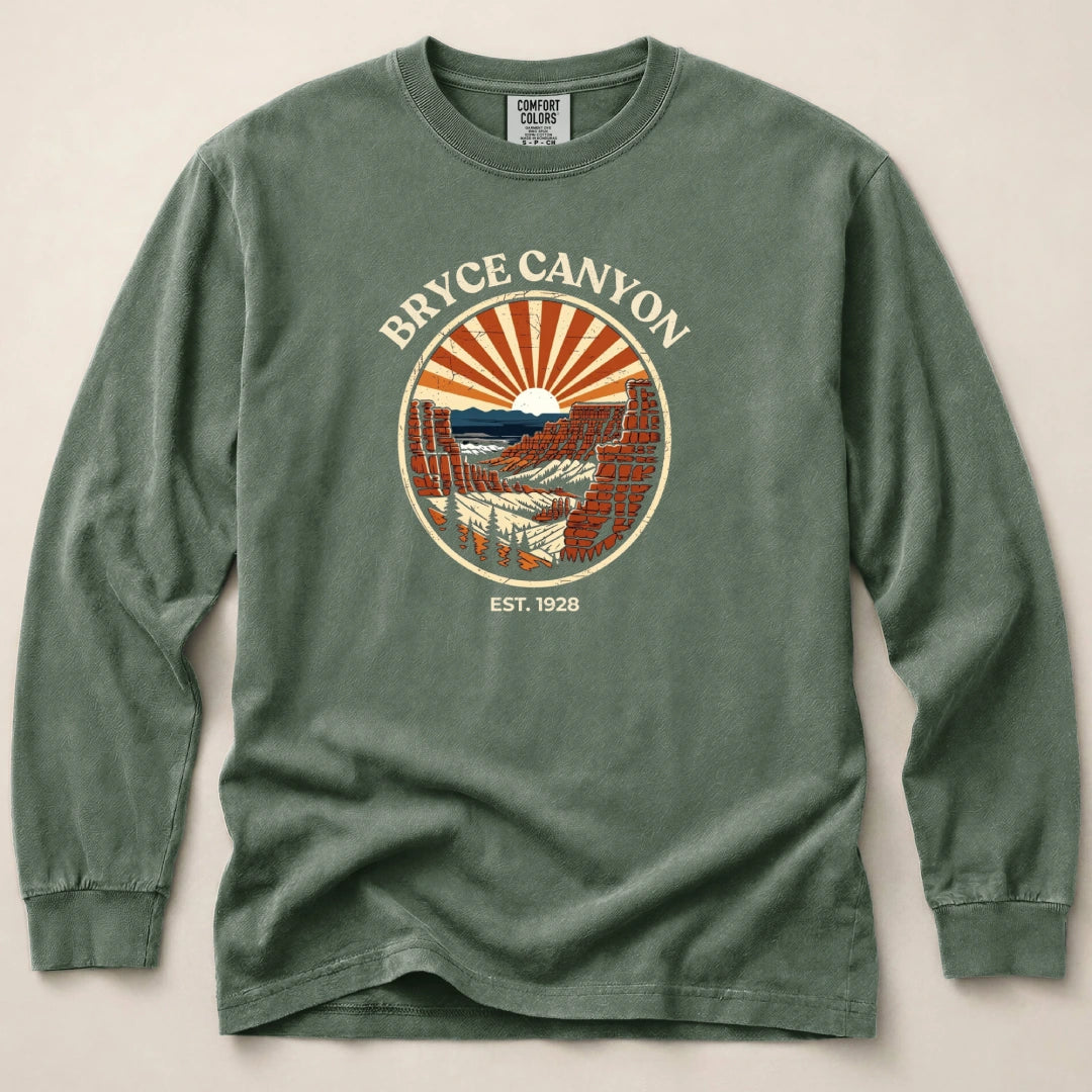 Bryce Canyon Sunburst Long Sleeved T-Shirt