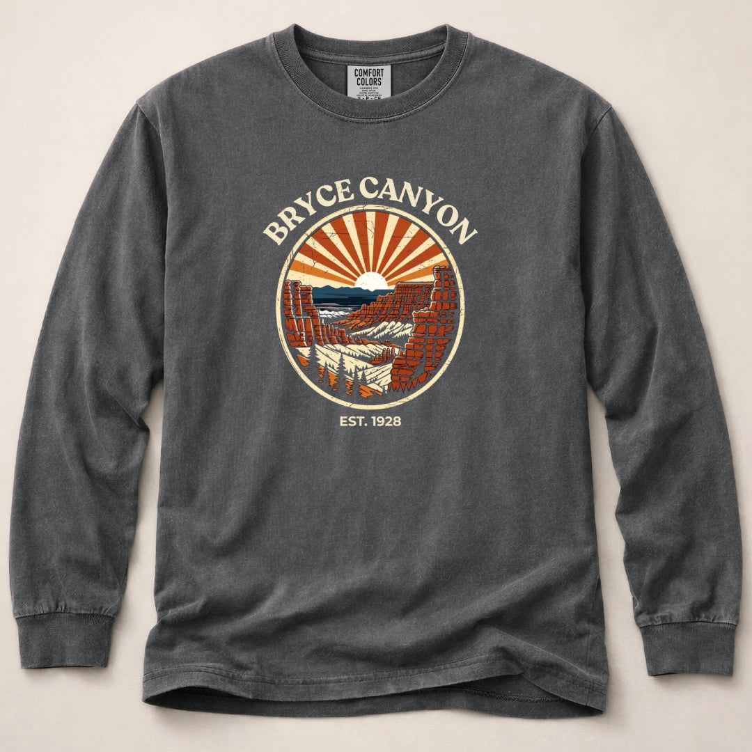 Bryce Canyon Sunburst Long Sleeved T-Shirt