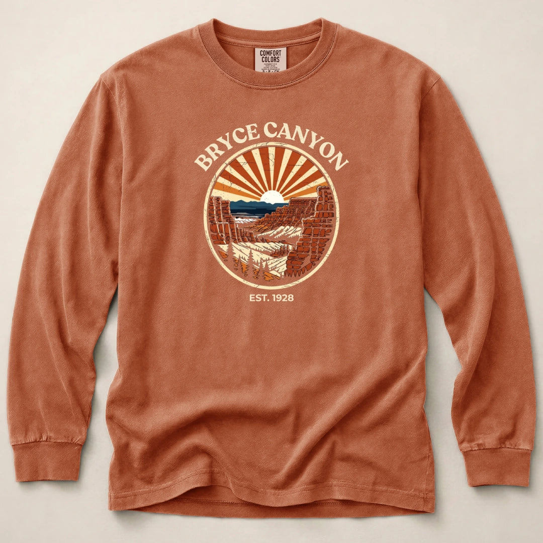 Bryce Canyon Sunburst Long Sleeved T-Shirt