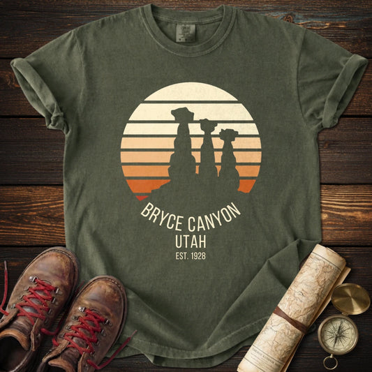 Bryce Canyon Hoodoos Silhouette T-Shirt