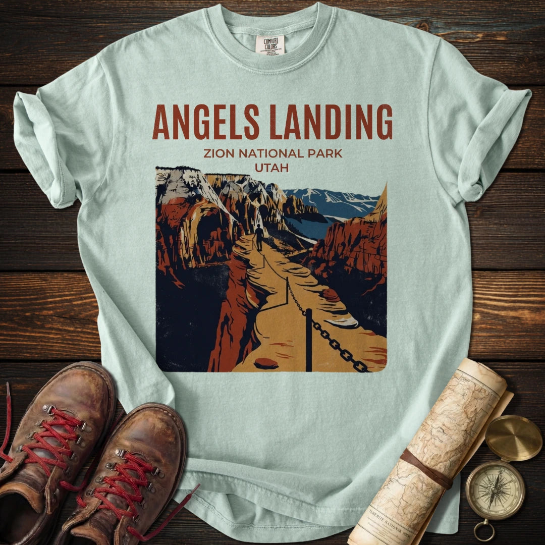 Angels Landing Zion Utah T-Shirt