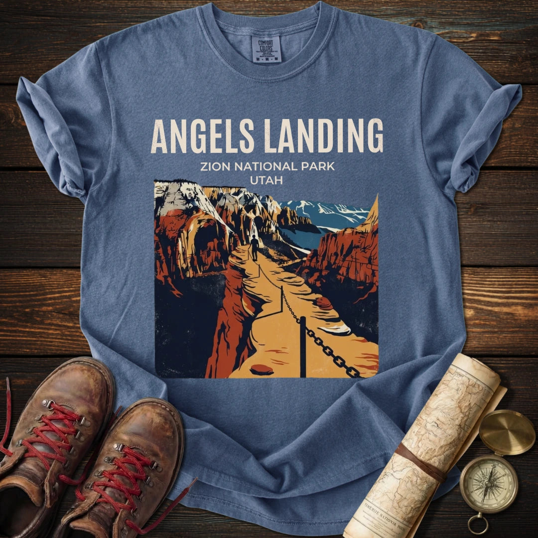 Angels Landing Zion Utah T-Shirt