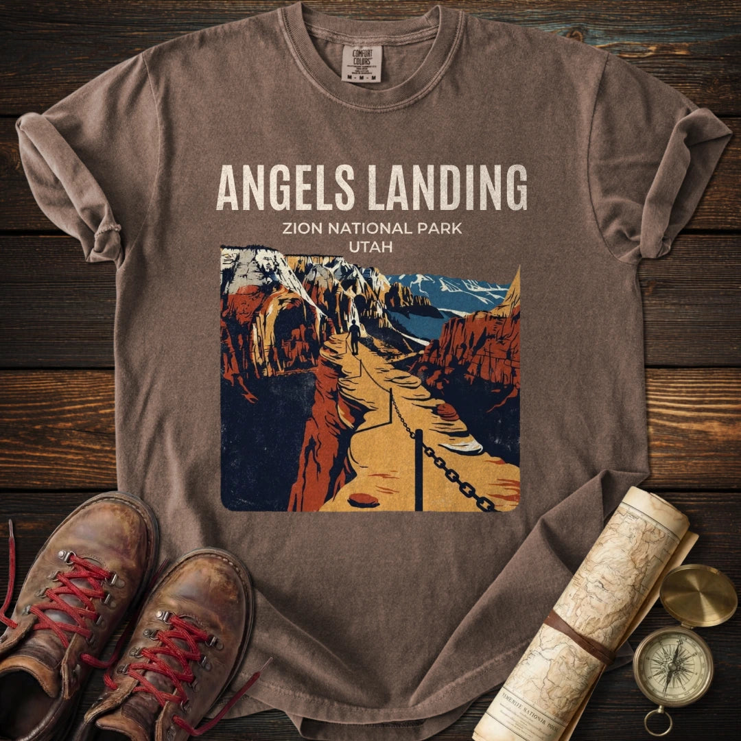 Angels Landing Zion Utah T-Shirt