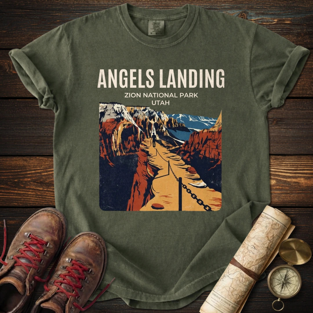 Angels Landing Zion Utah T-Shirt