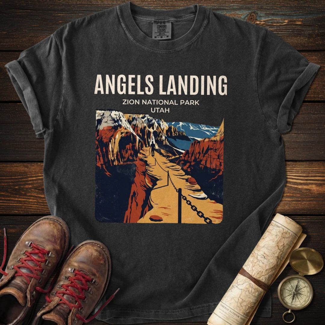 Angels Landing Zion Utah T-Shirt
