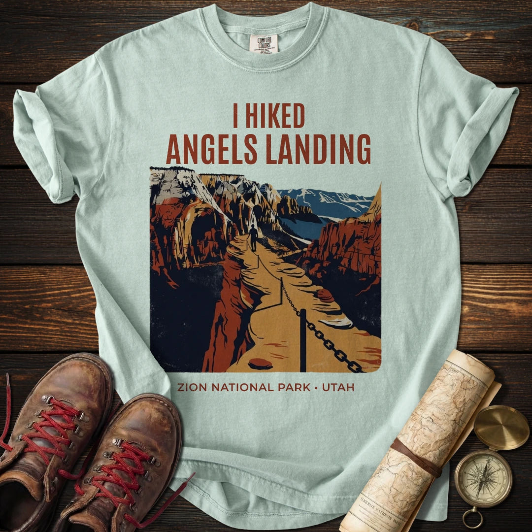 Hiked Angels Landing Zion T-Shirt
