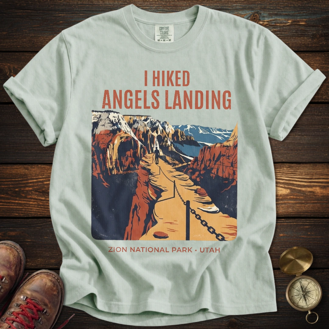 Hiked Angels Landing Zion T-Shirt